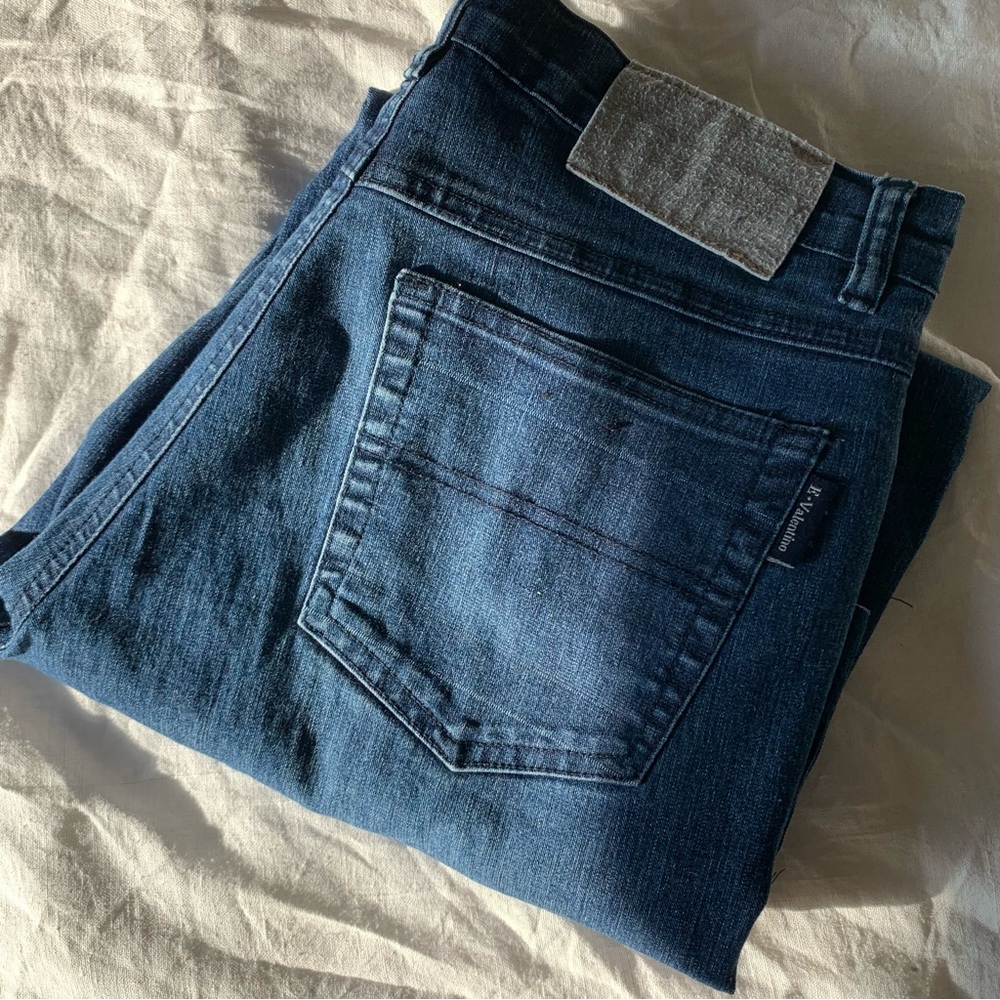 Vintage Cropped 90’s Valentino Straight Leg Jeans Sz 33